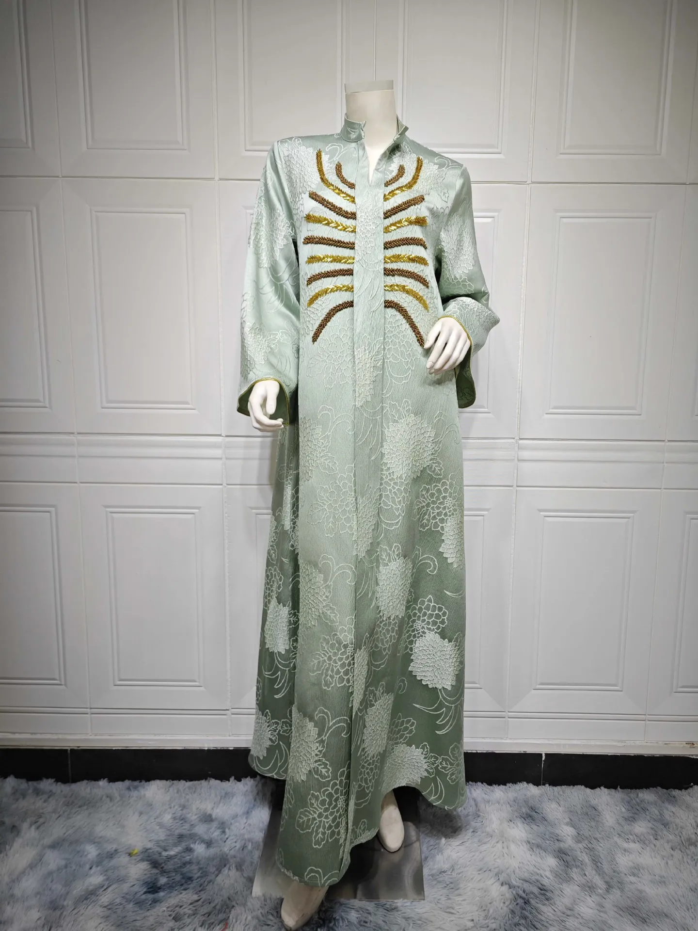 جلابية رمضان رداء عربي تقليدي، فستان عباية نسائي إسلامي فاخر للحفلات، زي حجاب، ملابس دبي السعودية التركية الإسلامية