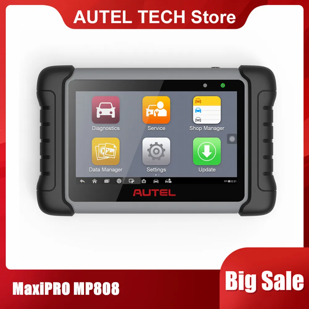 

2023 Autel MaxiPRO MP808 Professional OE-Level Full System Diagnostic Tool Newly Adds FCA AutoAuth Can Work with MaxiVideo MV108