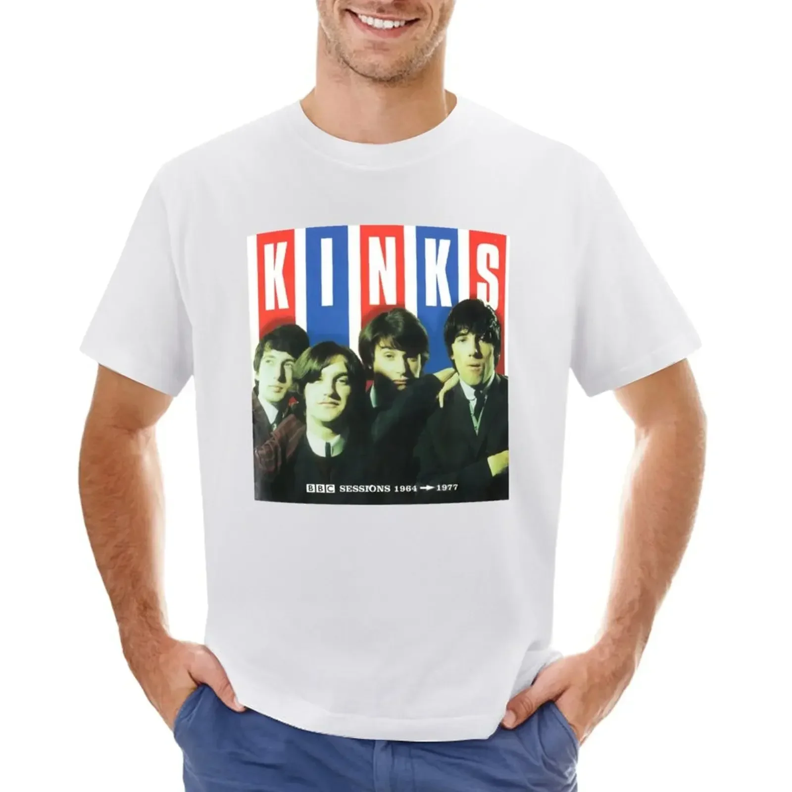 

the kinks rock Classic T-shirt summer top boys animal print T-shirt men