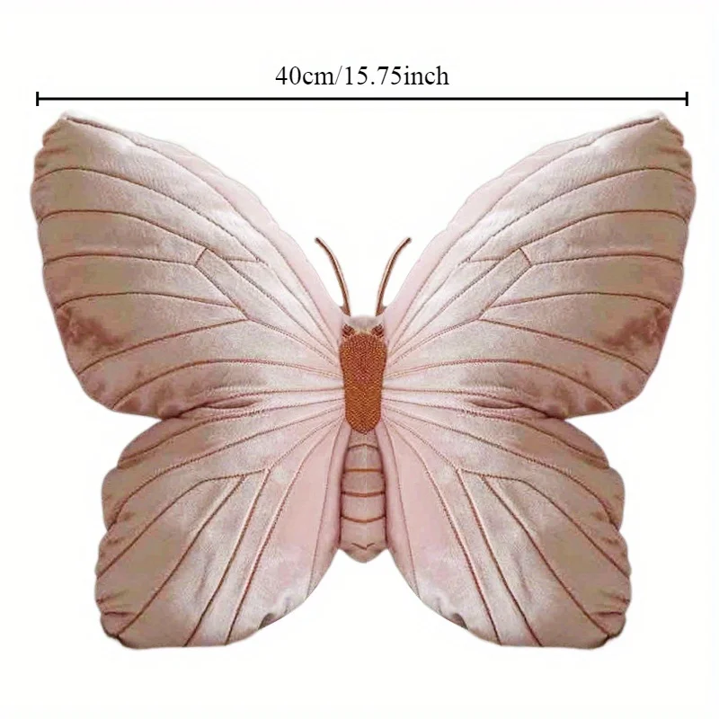 Butterfly Shaped Pillow, Soft Butterfly Cushion, Cushion, Perfect Birthday Gift, Home Decoration Cushion,for Home and Office Use