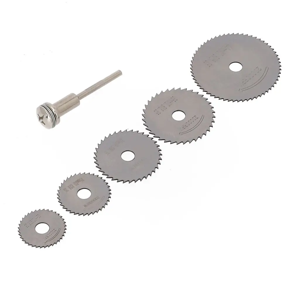 

Rotary Tool HSS Cutting Disc For Wood Plastic Aluminum Cut Off Grinding Mini Accessories With Mandrel Circular