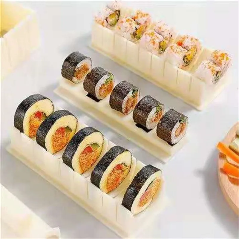 DIY do robienia Sushi i ryż okrągły foremka do ciasta Japanse lovelke foremka Multifunctionele kwadratowa narzędzie do robienia do Sushi