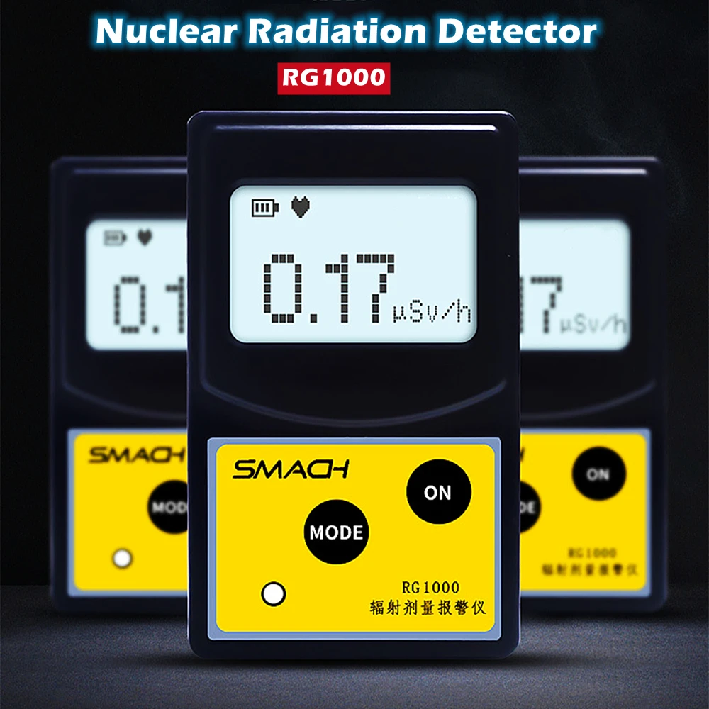 

Nuclear Radiation Detector Marble Radioactivity Test X-ray Gamma Ionization Personal Dose GM Counter Detector Built-in Memory