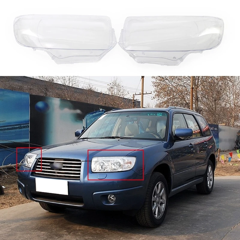 

for Subaru-Forester 2006-2008 Car Headlight Housing for Case Mask for Head Lamp Protective Cover Shade Modification