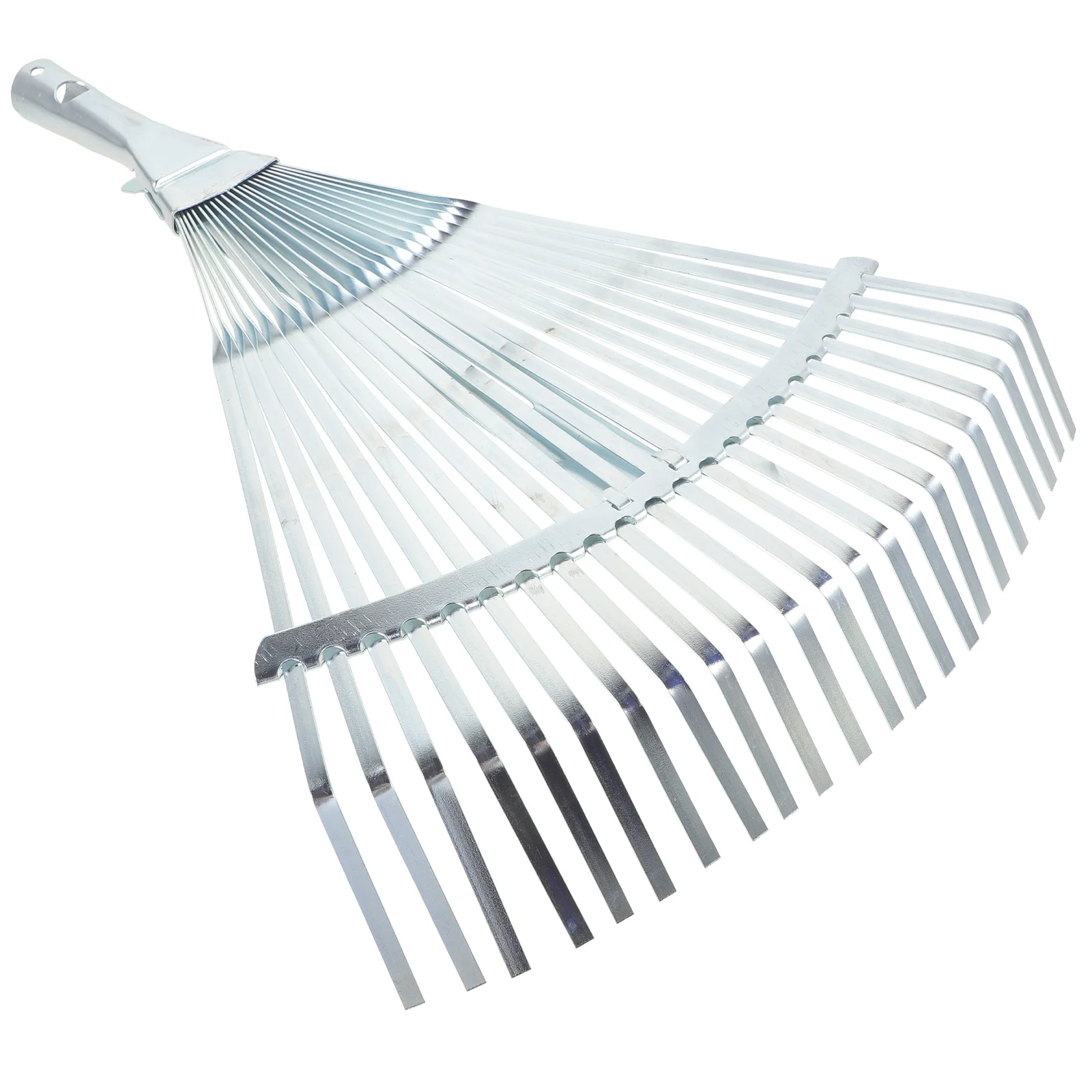 Gardening Leaf Rake Head Heavy Duty Metal Rake Head Lawn Leaves Heads Shrub Grass Loose Soil Tool Replacement Farming Rake