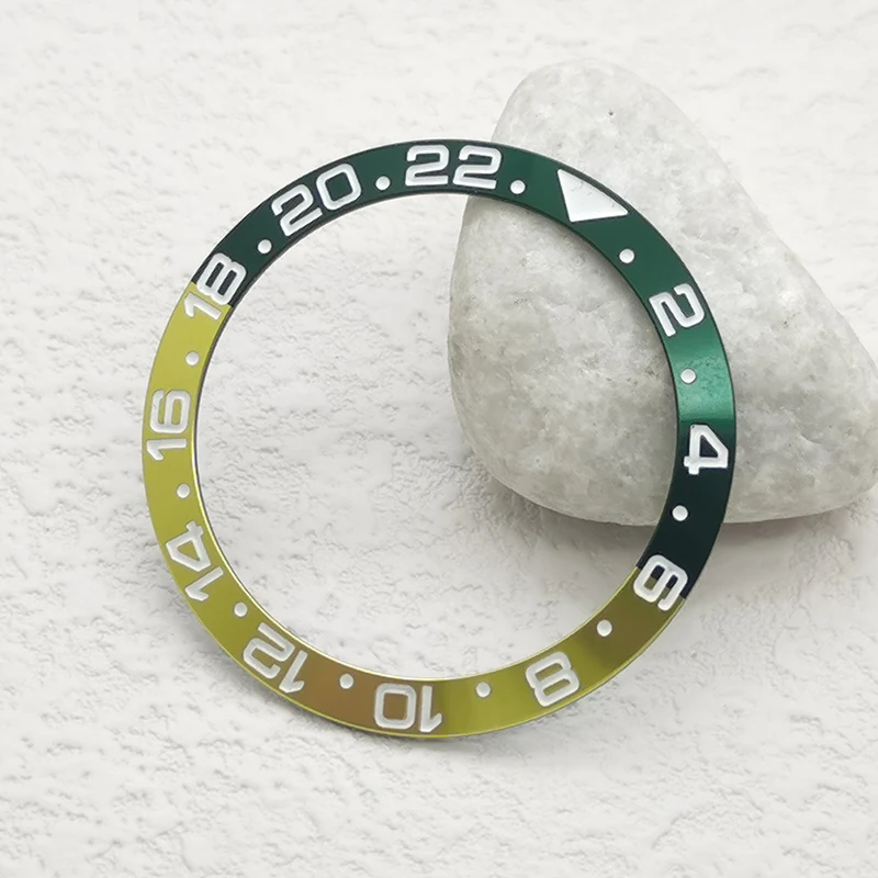 Aluminum Sloped Bezel Insert for Diver's Style Mechanical Watch Repair