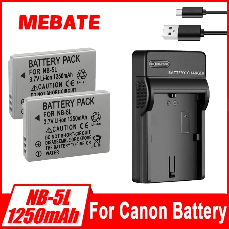 EXTENSILO 3x batteria compatibile con Canon Digital Ixus 970 is, 990 IS, 980 is fotocamera (1100mAh, 3,7V, Li-Ion