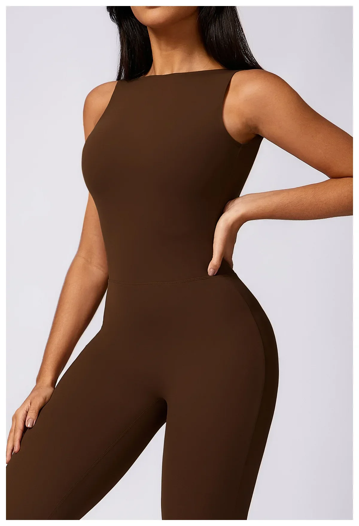 New Gym Sportswear Solid Seamless Women Training Yoga Jumpsuit Push Up One Piece Fitness Rompers Lady Workout Legging Bodysuits