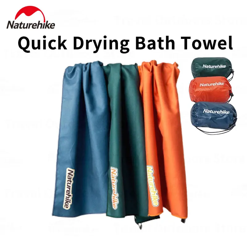

Naturehike Microfiber Quick Drying Bath Towel 156*80cm Quick Dry Beach Hair Towel Ultralight Portable Outdoor Gym Sports Towel