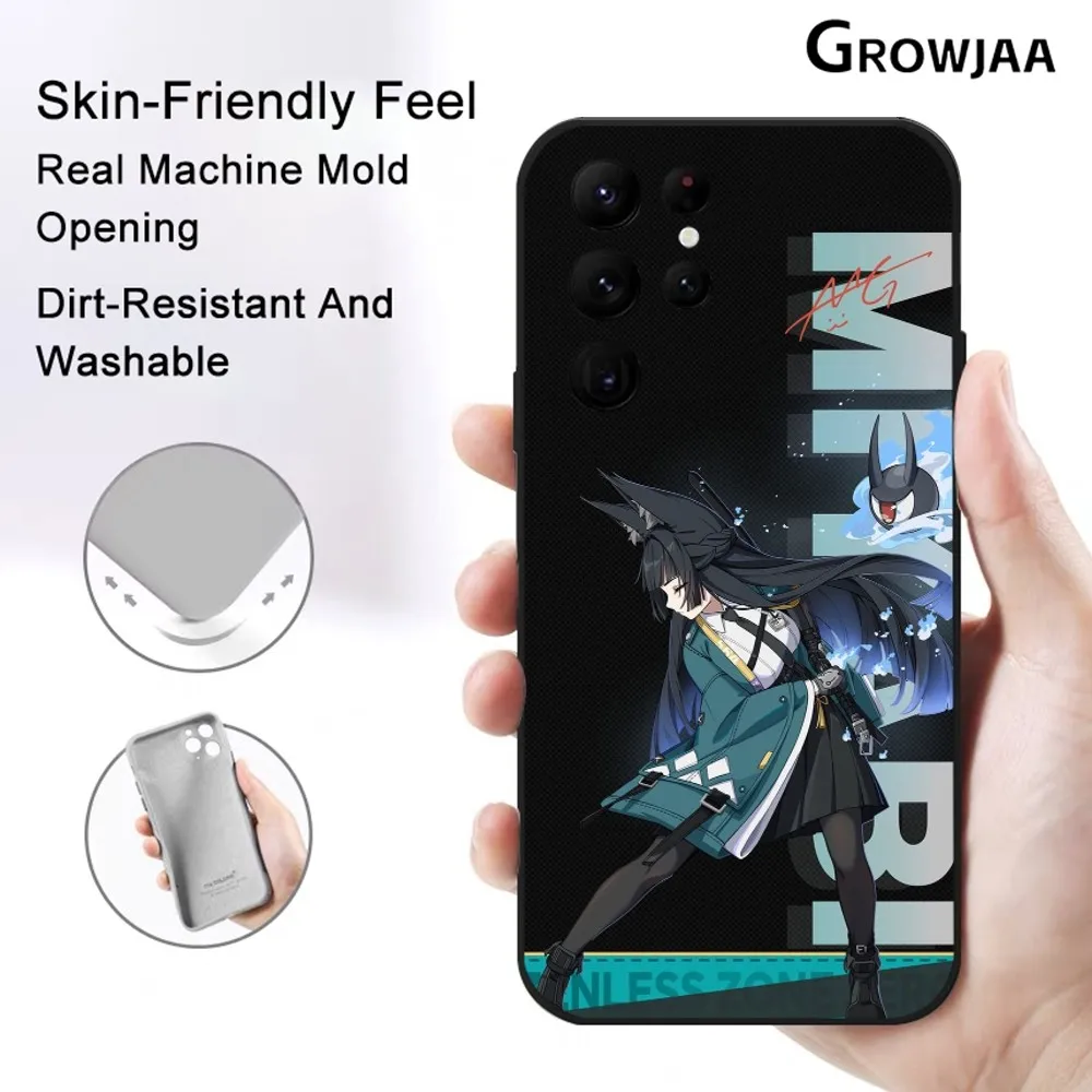 Miyabi Hoshimi Design Protective Silicone Phone Case
