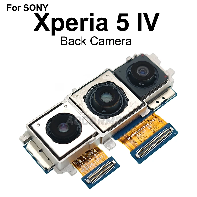 Aocarmo per Sony Xperia 5 IV XQ-CQ72 CQ54 CQ62 SO-54C anteriore Selfie Face Camera posteriore posteriore modulo fotocamera Flex Cable sostituzione - Image 6