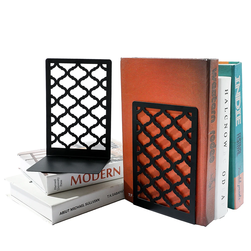 Sleek Black Minimalist Book Holder