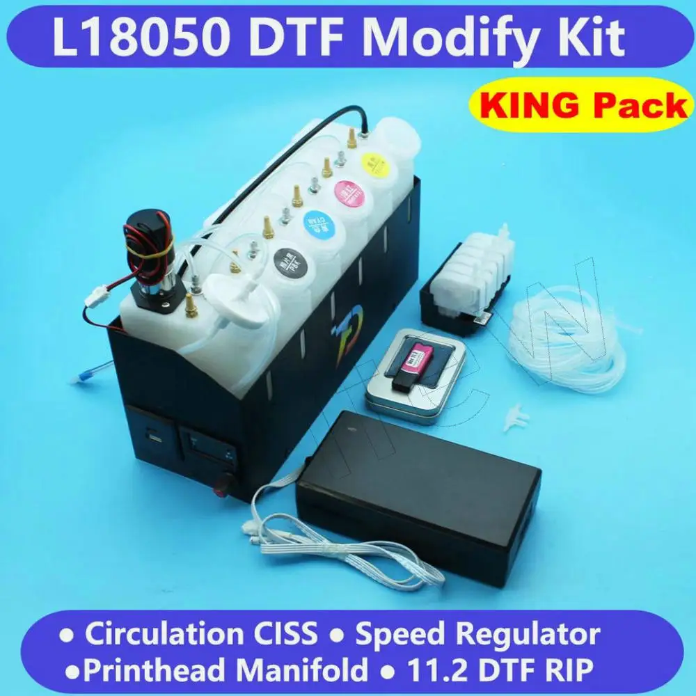 L8050 DTF 프린터 변환 키트 풀 업그레이드 도구 세트 L18050 XP-15000 ET8550 L8180 DTF 프린터 변환 키트 IFew 변환