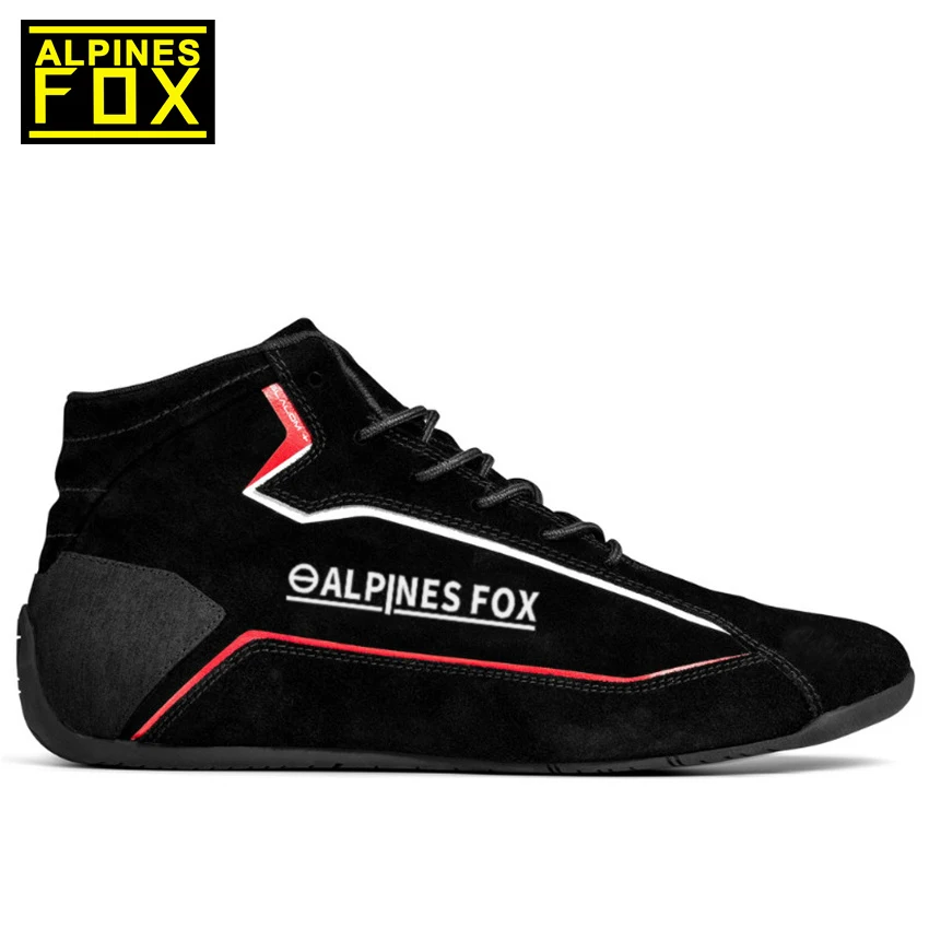 Adult Kart Shoes Cowhide Leather Indoor Karting Motorcycle Shoes Boots 3 Color FIA Approved motorcycle shoes motorcycle boots