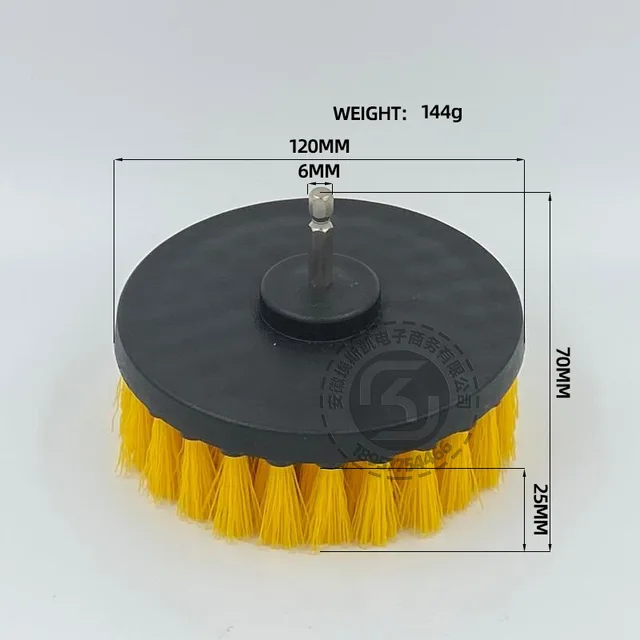 Elektromos Fúró Kefe Készlet Tisztító Tartozék Autó Padló Üveg