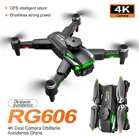2024 RG606 Drone 4K HD Aerial Profeissional Photography 5G WIFI GPS Obstacle Avoidance Dual Camera Brushless Motor Quadcopter