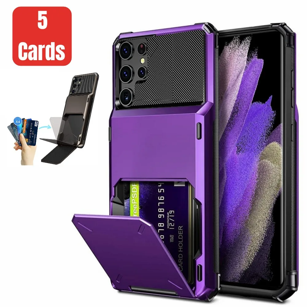 Per Samsung Galaxy S23Ultra Custodia S23 Plus S23 + Custodia Flip Card Slot Business Armor Cover Per Samsung Galaxy S23 S 23 Plus Ultra
