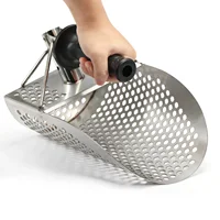 Sand Scoop for Metal Detecting Heavy Duty Metal Detector Beach Finds Scoop Equipment Garden Gadgets Utensils Supplies Sand Scoop 2
