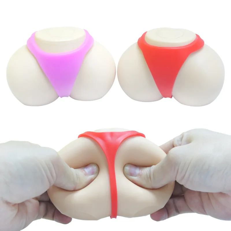 

Stress Reliever Toys Fidget Toys Relief Toys for Children and Adult Squishy Big Buttocks Tricking Ball Toys Funny Spoof Gift Toy
