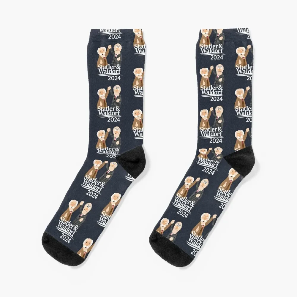 Statler & Waldorf 2024 Socks new in's Non-slip christmas stocking Ladies Socks Men's