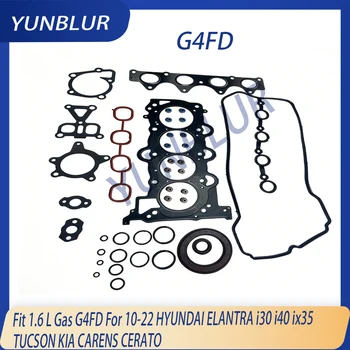 Set completo di guarnizioni per testata cilindri, compatibile con motori a benzina 1.6 L G4FD per HYUNDAI ELANTRA i30 i40 ix35 TUCSON KIA CARENS CERATO dal 2010 al 2022