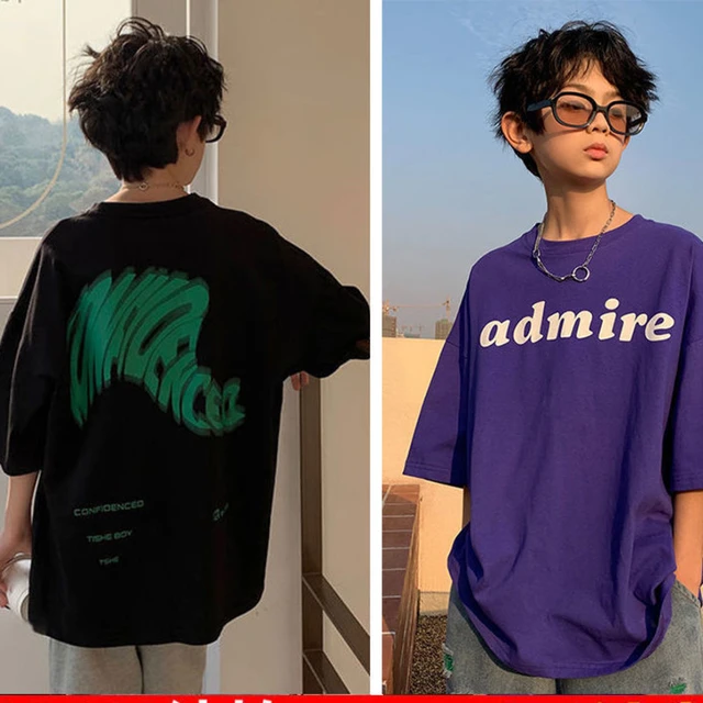 Graphic Tee Shirts Boys Anime Kids Aesthetic Summer Clothes For Teens Blouses Harajuku Shirt Cute Tops Big T-shirt - AliExpress