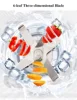 Commercial Smoothie Machine Fruit Milkshake Maker Juicer English Panel Low Noise Kitchen Ice Smoothies Blender Mixer 2200W 5