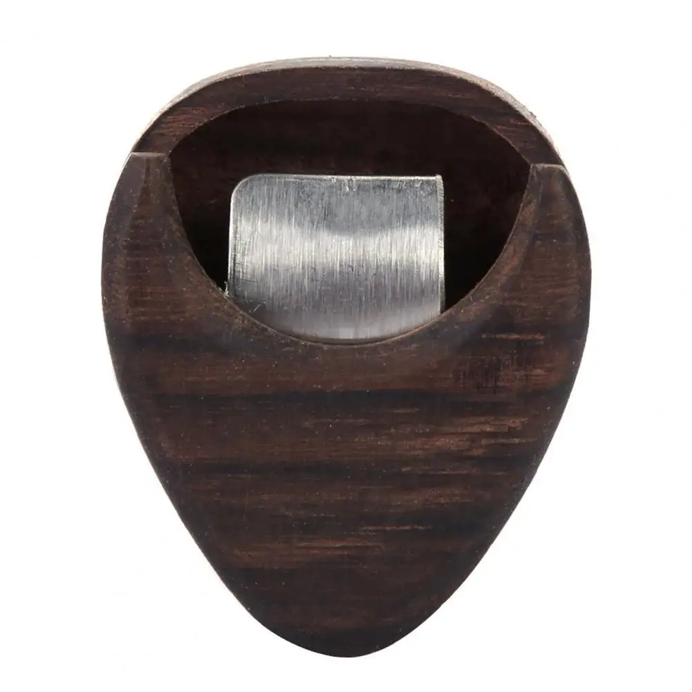 Guitar Picks Container Wood Broken-proof Desktop Decoration Guitar Pick Plectrum Storage Box Picks Box Clear Lines