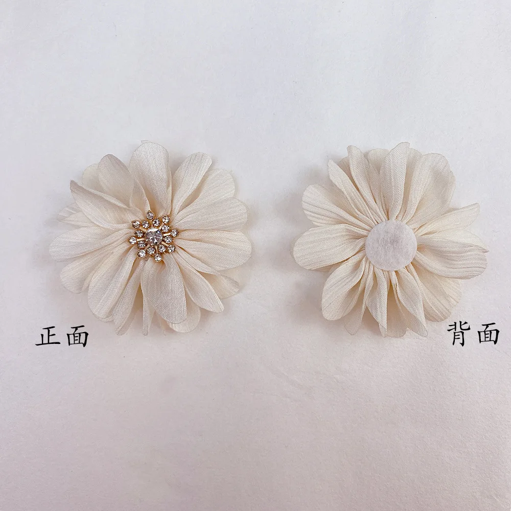 DIY 수제 액세서리, 패션 한국 입체 꽃, 헤어 액세서리, 코르사주 옷, 모자 장식, 레트로 스타일