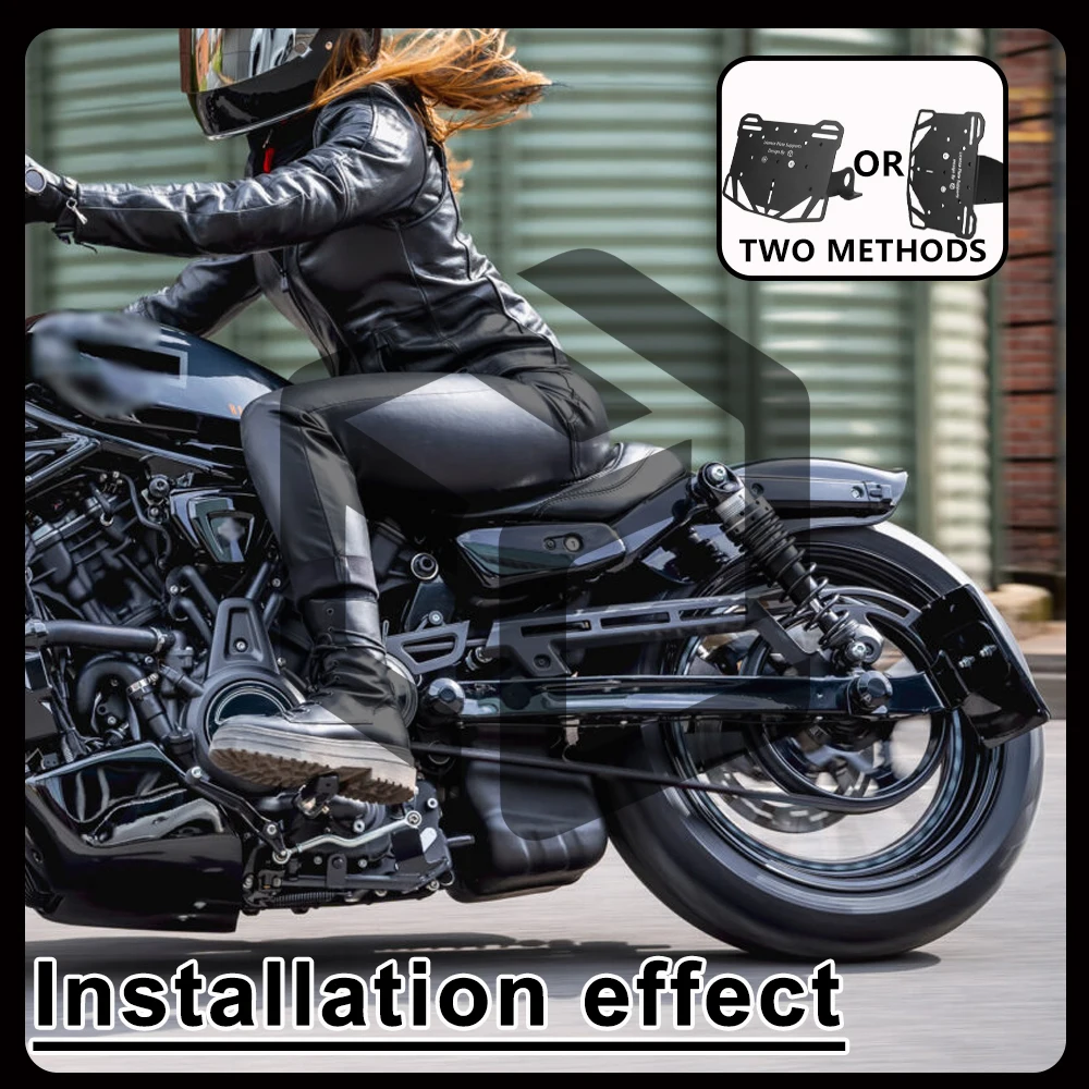 LED 후면 번호판 이동 브래킷 알루미늄 합금 할리 나이트스터 975/ RH975/RH975S/ 테일 타이디 보버에 완벽