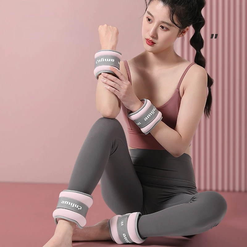 

1 Pair Of Running Fitness Wrist Ankle Sandbag Adjustable Legging Boxing Wrap Equipment Training Weight Bag Fitness Equipment