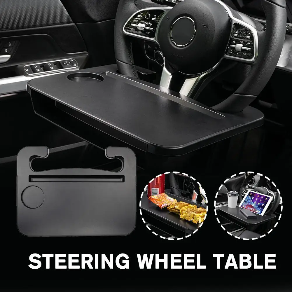 

Car Table Tray Steering Wheel Pallet Eat Work Cart Drink Food Coffee Good Holder Tray Laptop Computer Mount Stand Car Accesorrie