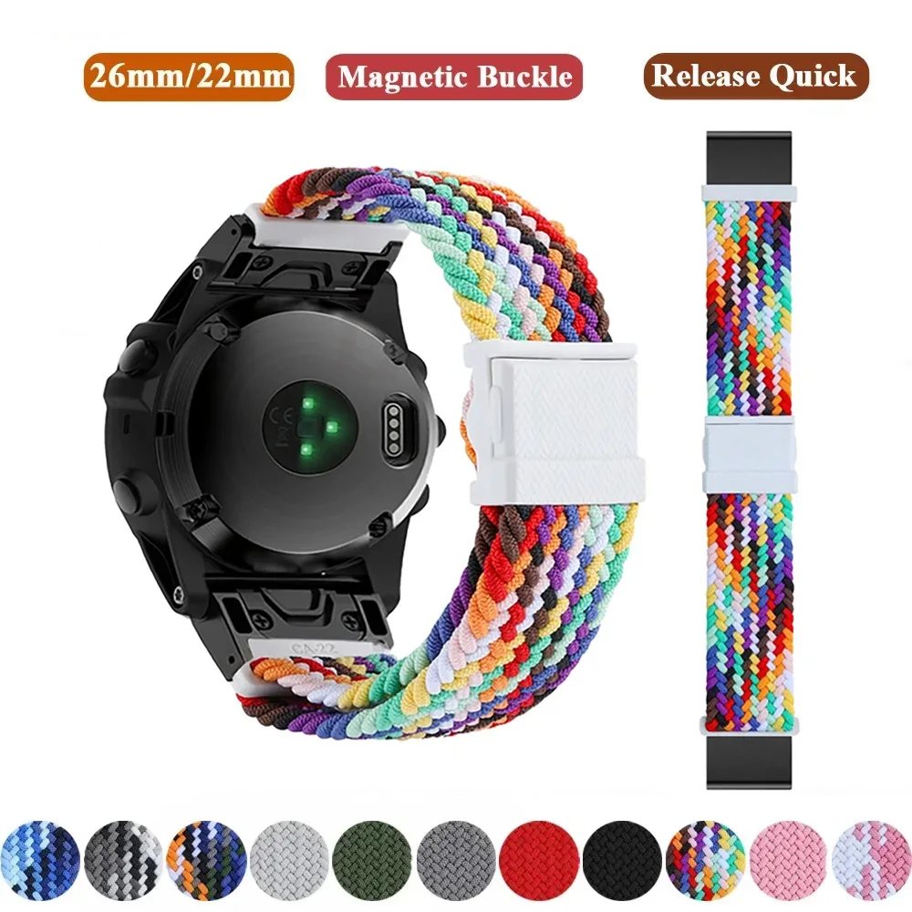 Braided Nylon Quick Release Wristband – Premium Watch Strap Bracelet Accessories