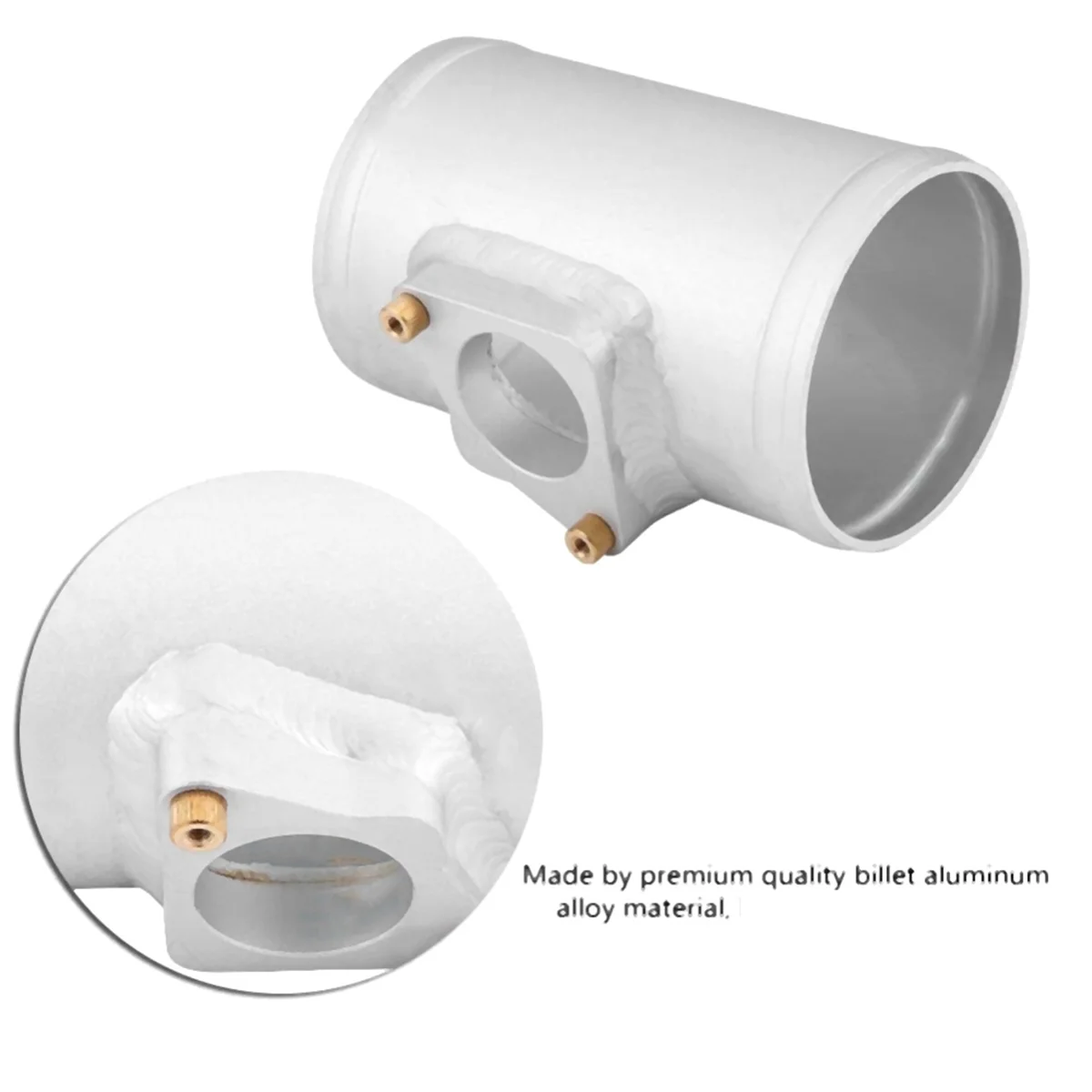 63mm Car Intake Pipe Air Flow Meter Base Engine Modified Intake Sensor for Toyota Honda Subaru Mazda