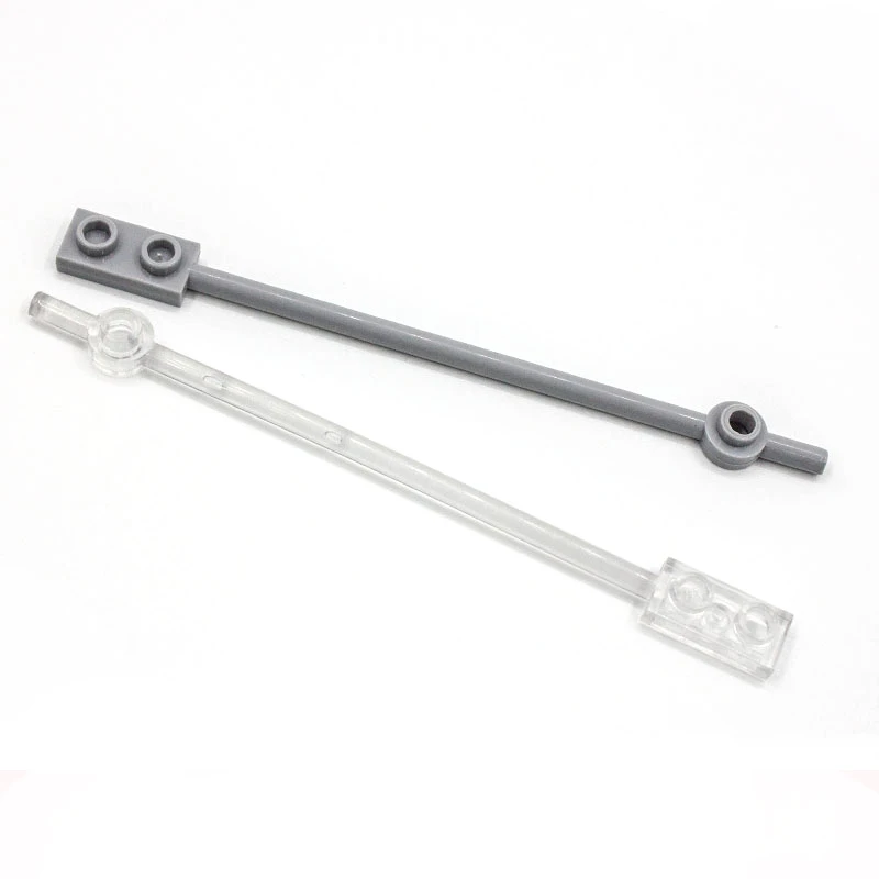 12L Bar with Hollow Studs and Round Plate End - Educational Building Blocks