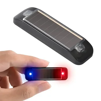 Spia per auto a energia solare Indicatore torcia a LED Indicatore notturno Attenzione Spia stroboscopica Lampada da corsa per tutti i veicoli