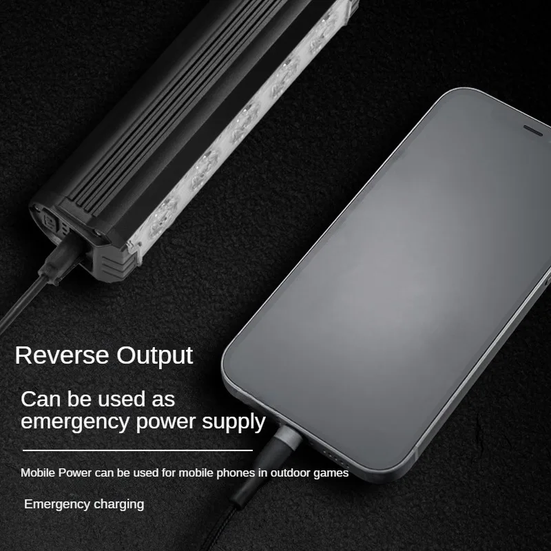 Luce Anteriore Bici Ricaricabile USB - Faro 100LM, 5 Modalità, Impermeabile IP66 Per Sicurezza Notturna - Foto 3