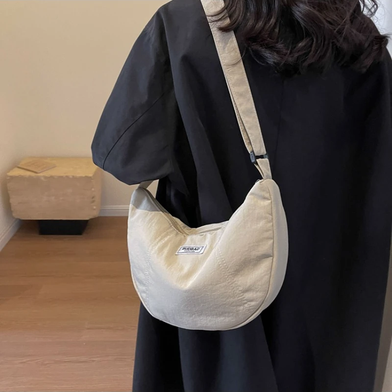 Volný čas versatile crossbody brašna velký schopnost praktický bedra brašna nitka celistvý na zip knedlík brašna přenosné commuting