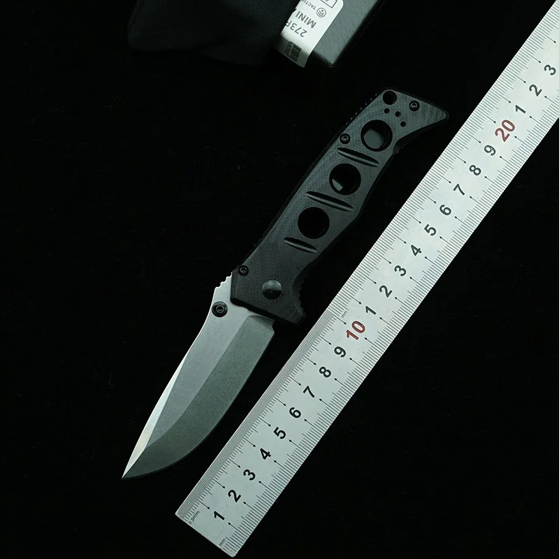 

Складной нож LEMIFSHE Mini 273FE-2 с маркировкой CPM-CruWear, рукоятка G10, для кемпинга, выживания, для кухни, для повседневного использования