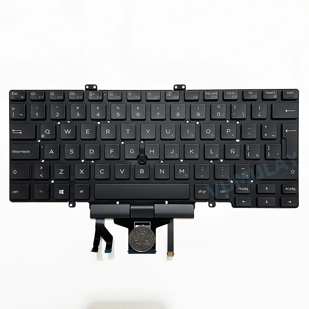 Spanish/Latin Backlit Keyboard for DELL Latitude 5400 5401 5410