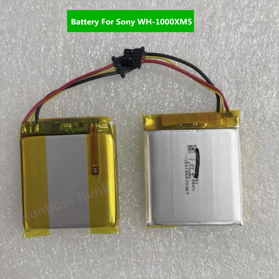 Batteria Ricaricabile 3.7V 1200Mah Per Batteria Sony Wh-1000Xm5 Xm5 Case