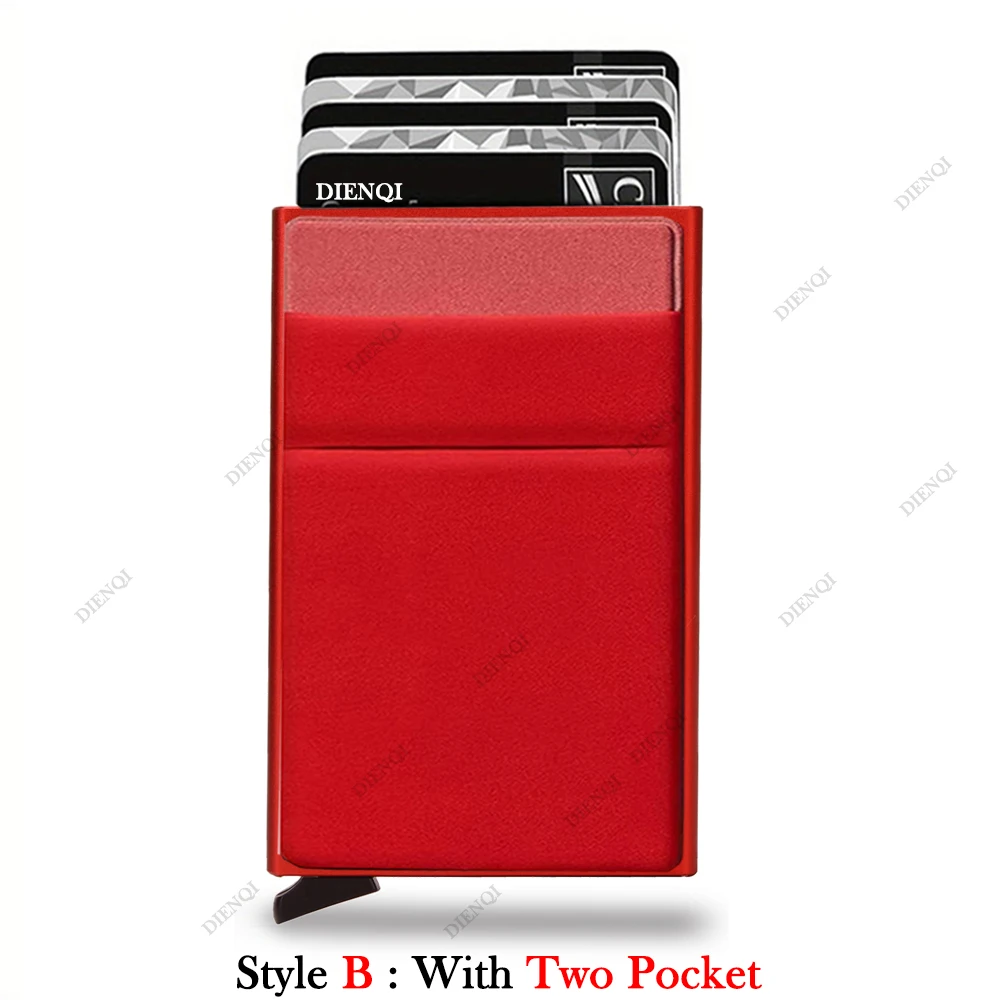 Sleek RFID-Blocking Anti-Theft Men's Wallet - Slim, Stylish Card Holder and Money Organizer