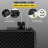 VEVOR Waterproof Hard Case 19 x 14 x 5 Inches with Customizable Foam Portable Protective Hard Camera Case Shockproof for Laptop 5