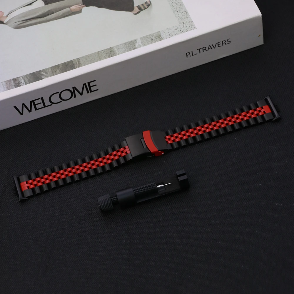 Stainless Steel Business Bracelet for Smartwatch - Metal Wristband Strap