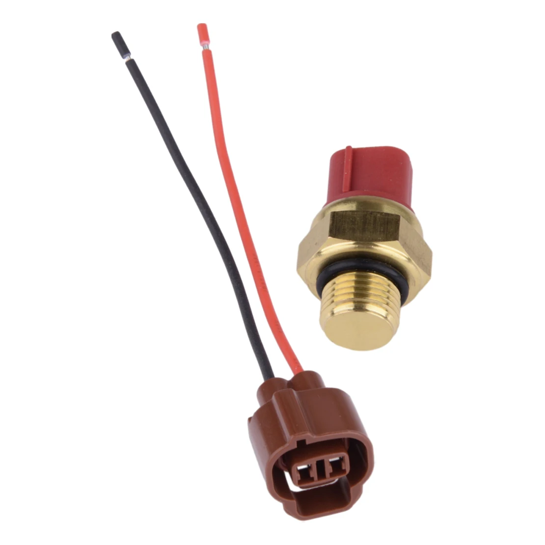 

Radiator Cooling Coolant Fan Water Temperature Switch Sensor & Connector Fit for HiSun UTV ATV 36520-055-0000 19206-102-000