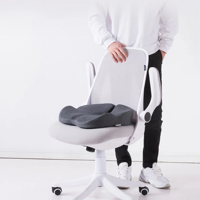 Coussin de siège en mousse à mémoire de forme, coussin orthopédique antidérapant pour Prostate, soulagement de la douleur, chaise confortable, siège de voiture 2