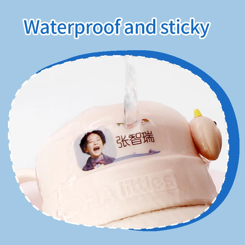 Name Stickers Waterproof Personalized For Children School Stationery Office