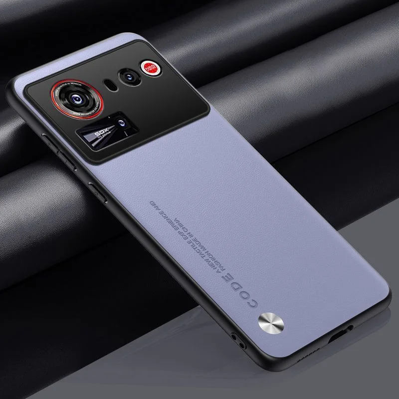 Premium PU Leather Phone Case with Silicone Full Camera Protection