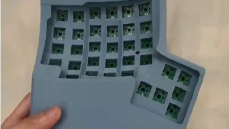 Kinesis 분할 키보드 액세서리, 사용자 정의 3D 인쇄 쉘 바이알 키 Change10-layer 레이아웃 FDM 2.4g 무선 핫스왑 키보드