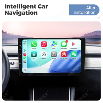 Reproductor Multimedia Universal para Automóvil MEKEDE de 9 y 10 Pulgadas, Carplay, Android Auto, GPS, Unidad Principal Estéreo para Volkswagen, Nissan, Hyundai, Kia, Toyota, Honda 1